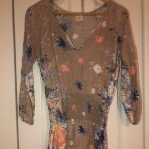 O’Neill khaki floral dress